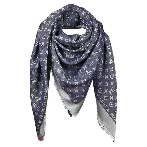 louis vuitton hair scarf|louis vuitton denim scarf.